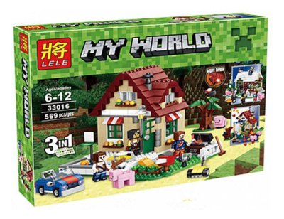 Конструктор Майнкрафт «Времена года 3 в 1»