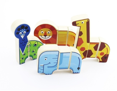 Деревянные Магнитные фигуры Lucy&Leo Африканские животные