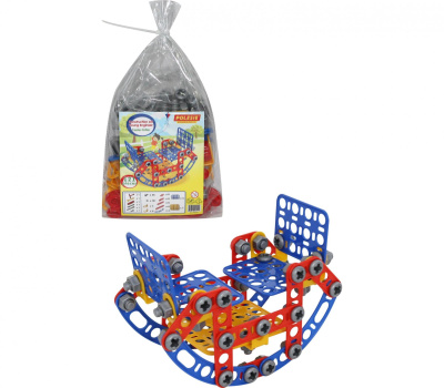 Конструктор Полесье Изобретатель Качели №2 (121 элемент)