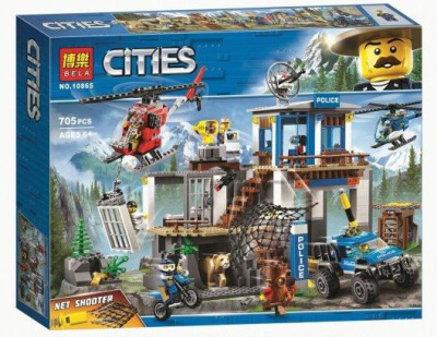 Конструктор City «Штаб-квартира горной полиции»