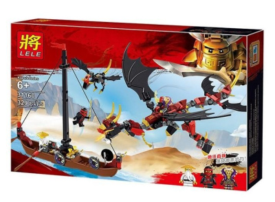 Конструктор Ninja «Красный Дракон»