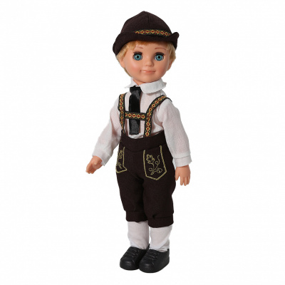 Кукла Весна Мальчик в Баварском костюме, 30см