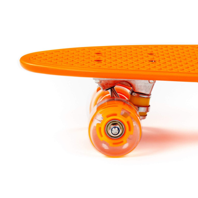 Скейтборд Полесье 66 см, цвет: оранжевый