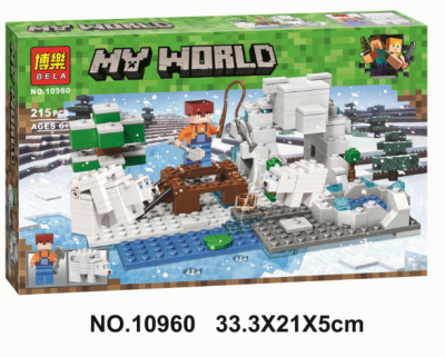 Конструктор Майнкрафт My World «На леднике»
