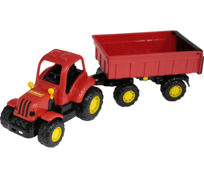 Трактор Полесье Крепыш с прицепом №1