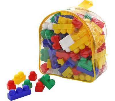 Конструктор Полесье Юниор (100 элементов) в рюкзаке Конструктор Полесье Юниор (100 элементов) в рюкзаке