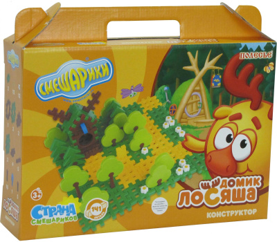 Конструктор Полесье Смешарики Домик Лосяша