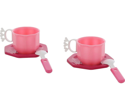 Набор детской посуды Полесье Ретро на 2 персоны (6 элементов)