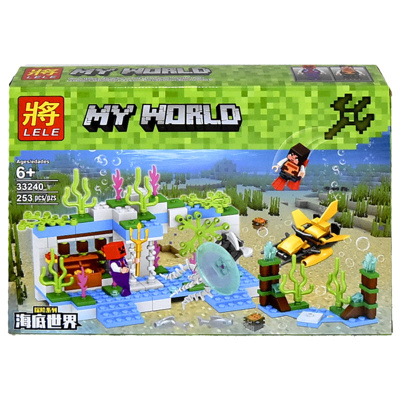 Конструктор Minecraft My World «Подводная ферма» Конструктор Minecraft My World «Подводная ферма»