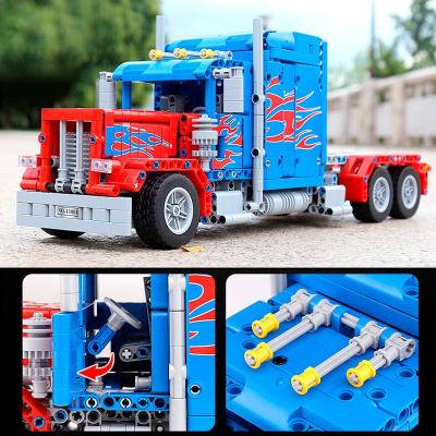 Конструктор Mould King «Грузовик Peterbilt 389 Optimus Prime» с ДУ