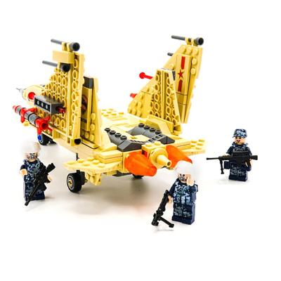 Конструктор Kazi «Военный самолет истребитель»