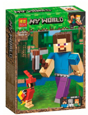 Конструктор Майнкрафт My World «Стив с попугаем» Конструктор Майнкрафт My World «Стив с попугаем»