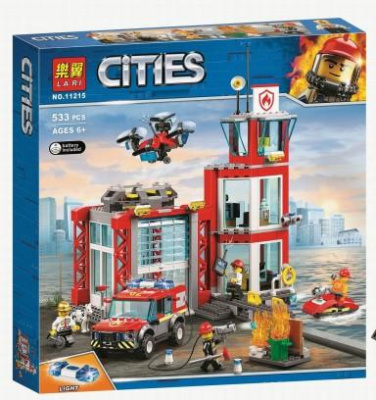 Конструктор Cities «Пожарное депо»
