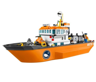 Конструктор Urban «Ледокол и полярная станция с транспортом»