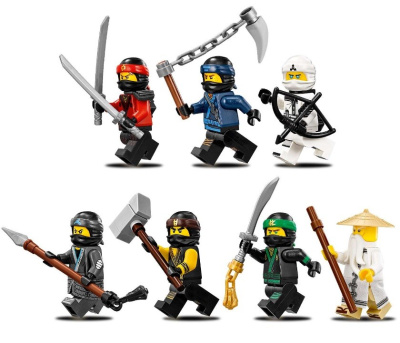 Конструктор Ninjago «Летающий корабль Мастера Ву»