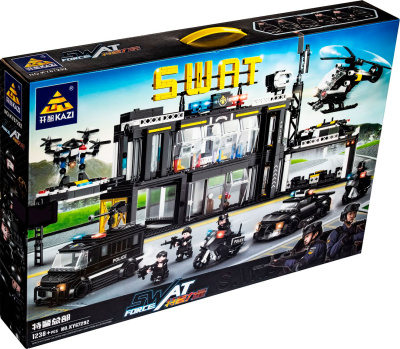 Конструктор Kazi SWAT «Центральная база»