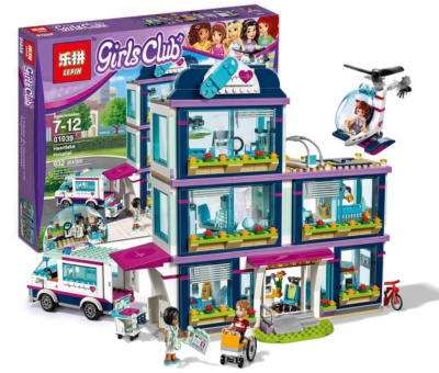 Конструктор Френдс «Клиника Хартлейк Сити»