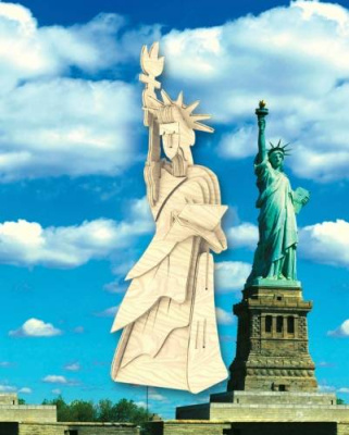 Сборная модель Мир Деревянных Игрушек Статуя свободы (мал.)