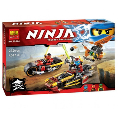 Конструктор Ниндзяго «Погоня на мотоциклах»