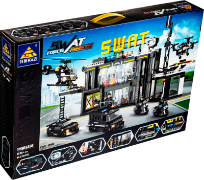 Конструктор Kazi SWAT «Центральная база»