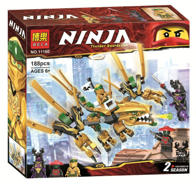 Конструктор Ninjasaga «Золотой дракон»