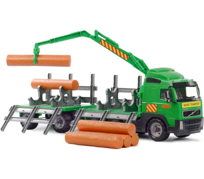 Автомобиль Полесье Volvo лесовоз с прицепом