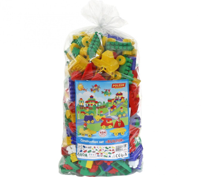 Конструктор Полесье Строитель (454 элемента)