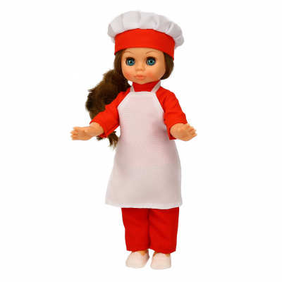 Кукла Весна Девочка в костюме Повара, 30 см