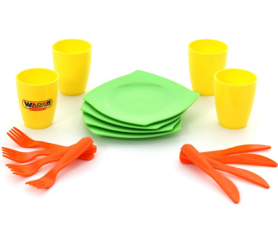 Набор детской посуды Полесье столовый на 4 персоны Набор детской посуды Полесье столовый на 4 персоны