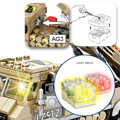 Конструктор Kazi «Самоходная гаубица 155-ММ»