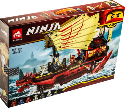 Конструктор Ninja «Летающий корабль Мастера Ву» Конструктор Ninja «Летающий корабль Мастера Ву»