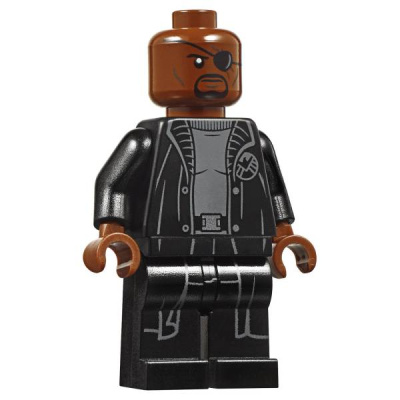 Конструктор Super Heroes «Реактивный самолёт Старка и атака дрона»