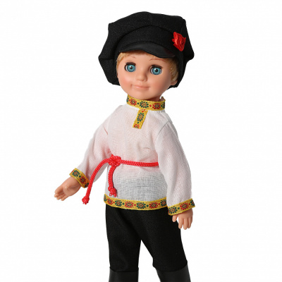 Кукла Весна Мальчик в Русском костюме, 30см