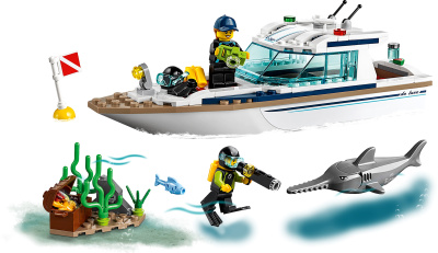 Конструктор Cities «Яхта для дайвинга»