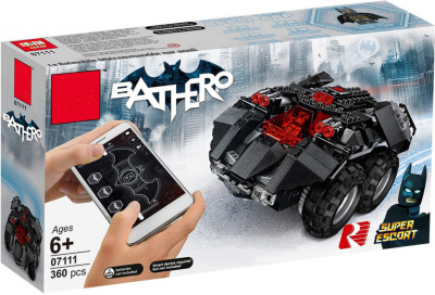 Конструктор Bathero «Бэтмобиль с дистанционным управлением»