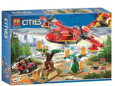 Конструктор Lari Сити «Спасение на пожарном самолёте»