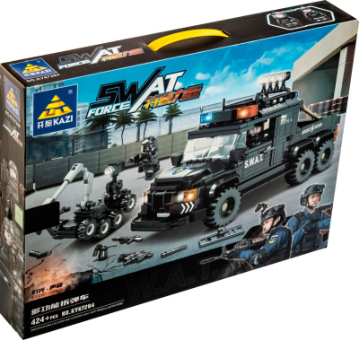 Конструктор Kazi SWAT «Машина для обезвреживания»