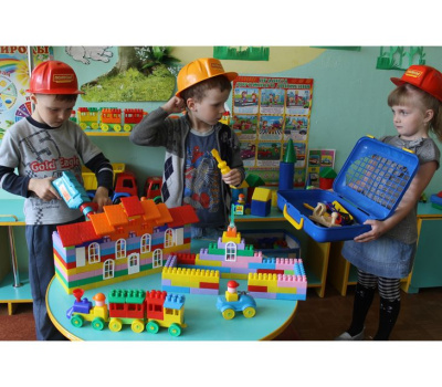 Конструктор Полесье Строитель (175 деталей)