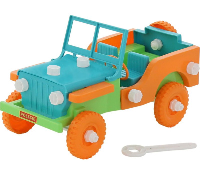 Конструктор Полесье Автомобиль-ретро (42 элемента)