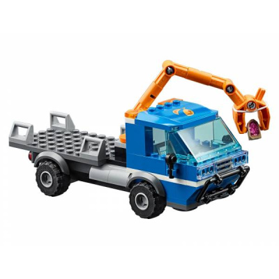 Конструктор Cities «Площадка для сборки и транспорт для перевозки ракеты»