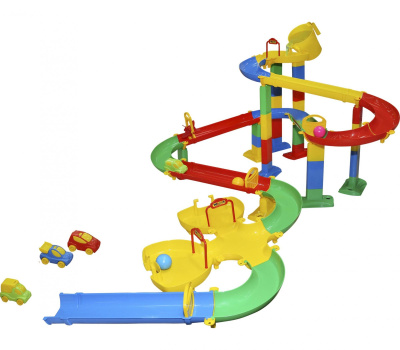 Горка для шариков Полесье набор №4 (в пакете)