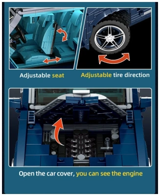 Конструктор MOULD KING «Rolls-Royce Cullinan»