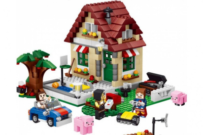 Конструктор Майнкрафт «Времена года 3 в 1»