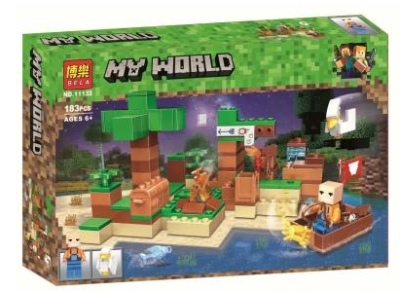 Конструктор Майнкрафт My World «Сокровищница в океане»