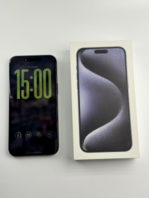 Б/У Смартфон Apple iPhone 15 Pro Max 256GB nano Sim/eSim Blue Titanium