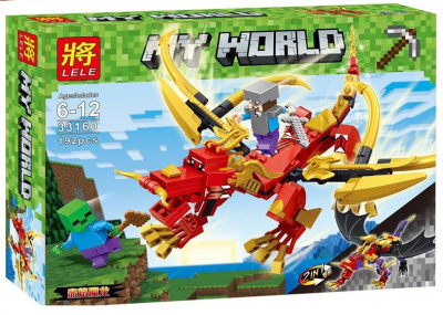 Конструктор Майнкрафт «Битва Стива с зомби»