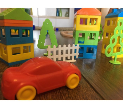 Конструктор Полесье Построй свой город (146 элементов)