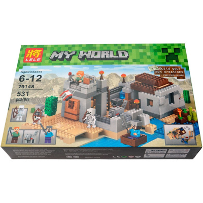 Конструктор Minecraft My World «Пустынная станция»