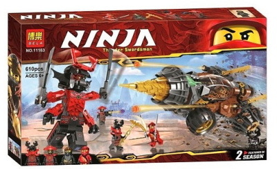 Конструктор Ninja «Земляной бур Коула»