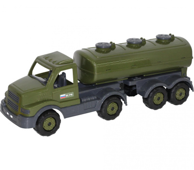 Автомобиль Полесье военный Сталкер с полуприцепом-цистерной